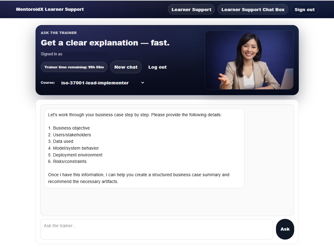 Learner Support Tools Learner Support